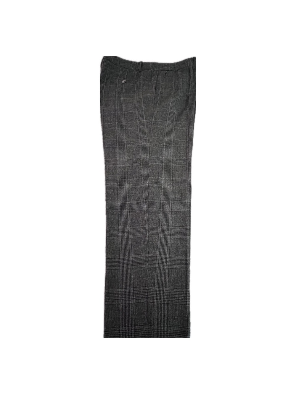 Carlisle Charcoal Plaid Dress Pants